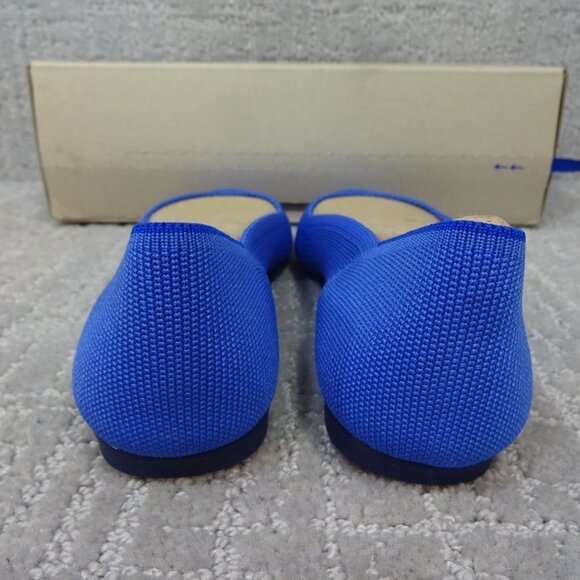 Rothys The Flat Women's Size 6 US Blue Comflower Round Toe Slip on Flats Shoes - Picture 6 of 10